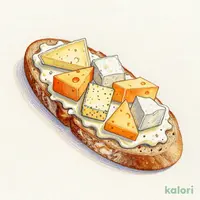 6種のチーズと全粒粉のフランスパン