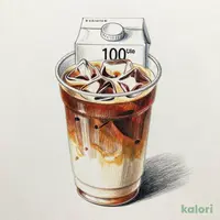 香り豊かなアイスコーヒー 甘さひかえめ