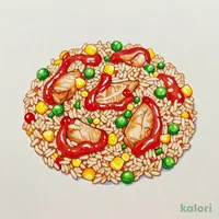 チキンライス 100g増量