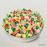 刻み野菜の寅福サラダ ジュレドレッシング（大）