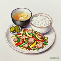 国産豚の和風生姜焼き定食