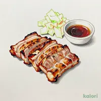 豚トロの塩焼き 自家製ポン酢と大根おろしで