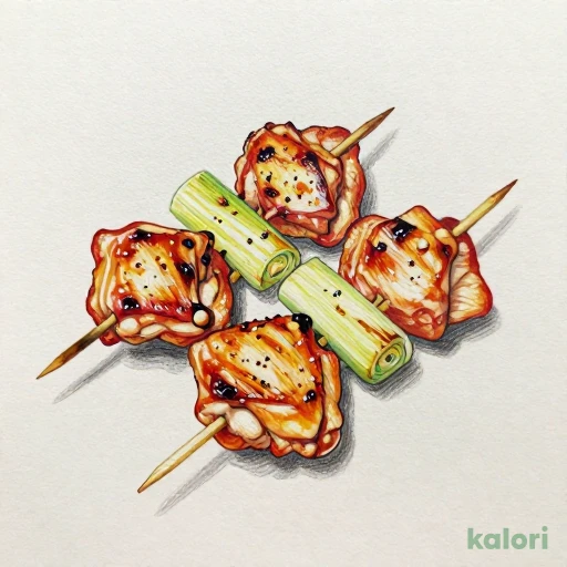 三和の純鶏名古屋コーチン ねぎま焼鳥串（塩） 110kcal — What's in It