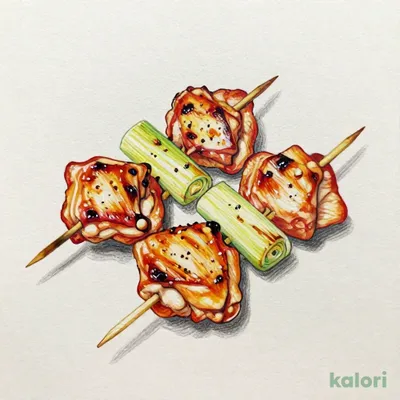 三和の純鶏名古屋コーチン ねぎま焼鳥串（塩）