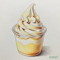 三和の純鶏名古屋コーチン カスタードソフト