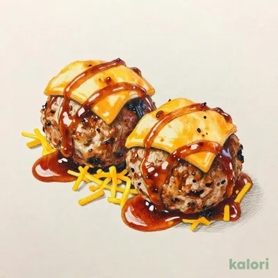 Chicken Meatball Yakitori with Cheese