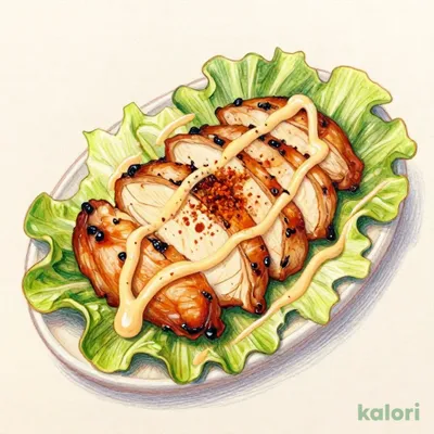 親鶏炙り焼マヨサラダ