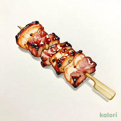 豚バラ串焼