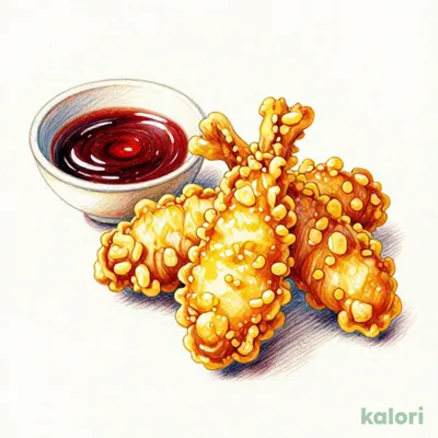 Chicken Tempura with Plum Sauce