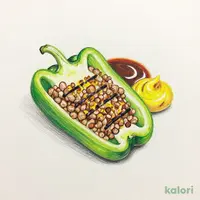 ピーマン肉詰 ポン酢味