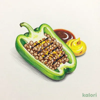 ピーマン肉詰 ポン酢味