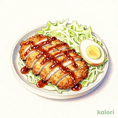 鳥たれかつ丼の頭