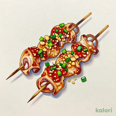 鶏くりからのよだれ串