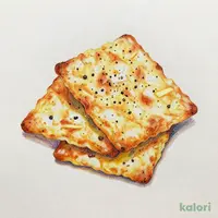 おつまみチーズせんべい ガーリック&ペッパー