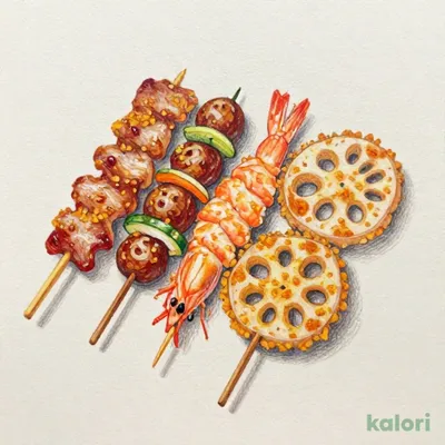 おまかせ串揚げ　5種盛