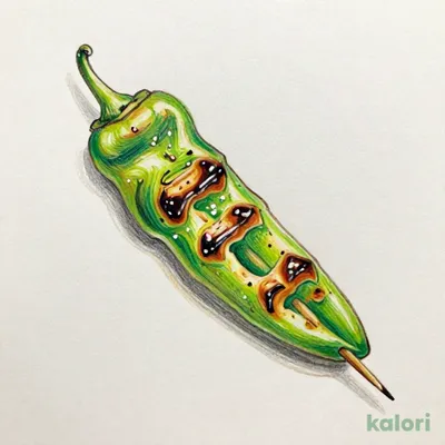 ししとうの串焼き
