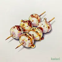 にんにく串(塩・味噌だれ)