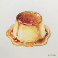 ふんわり雪どけプリン