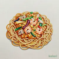 デカッ！あんかけかた焼きそば