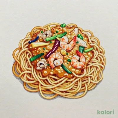 デカッ！あんかけかた焼きそば
