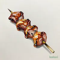 ハツ串（タレ）