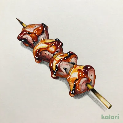 ハツ串（タレ）