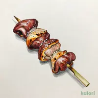 ハツ串（塩）
