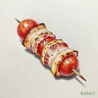 プチトマトベーコン串