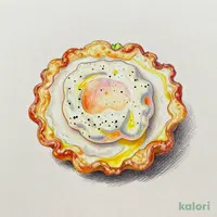 半熟卵　タルタル添え