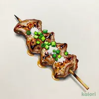 国産レバー串 葱たっぷり塩ダレ
