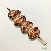国産レバー串（塩）