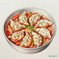 旨辛韓国チゲの炊き餃子