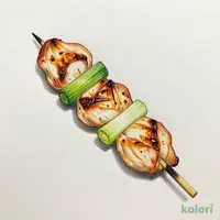 清流若どり　むねねぎま串（1本）
