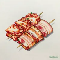 豚キムチー巻き串