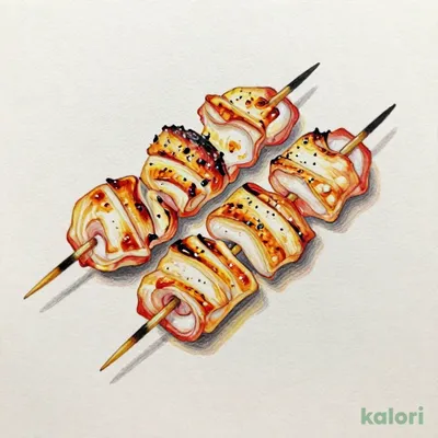 鶏皮串（塩）