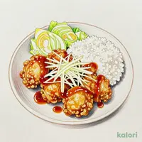 唐揚弁当 おろしポン酢