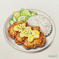 唐揚弁当 玉子たっぷりタルタルソース