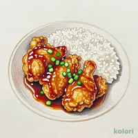 唐揚弁当 自家製油淋鶏