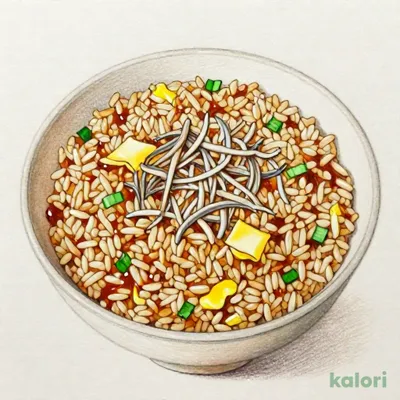 しらすバター炒飯（鶏三昧コース）