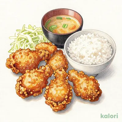 秘伝塩からあげ定食（7個）