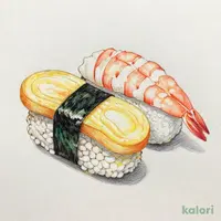 お子様三貫（玉子・えび・いなり）