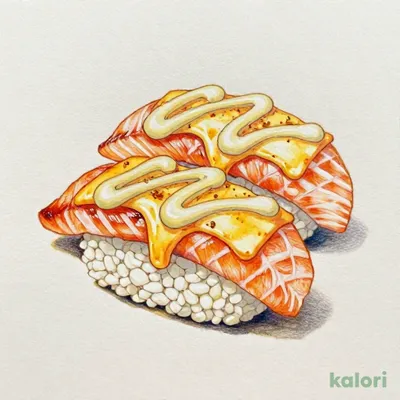 炙りサーモンマヨチーズ