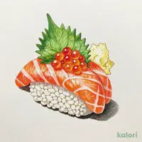 サーモン親子の秋化粧