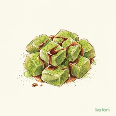 抹茶わらびもち