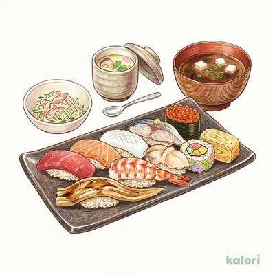 【豪華】特選ランチ（味噌汁・茶碗蒸し・サラダ付）