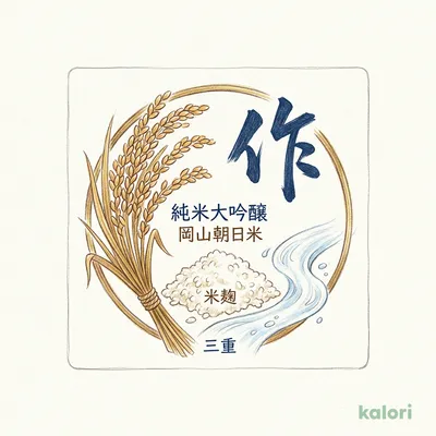 Junmai Daiginjo Sake, Okayama Asahi Rice [Mie]