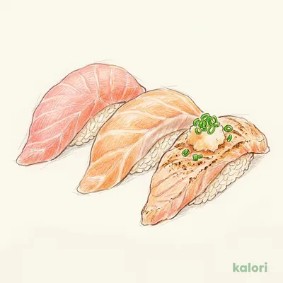 【いちおし】サーモン三貫握り