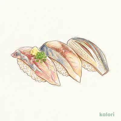Shiny Fish Three-Piece Nigiri