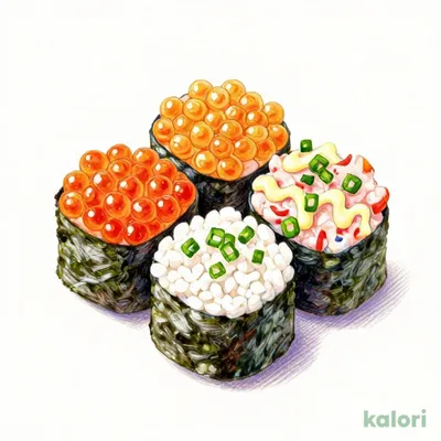 Three-Piece Gunkan Nigiri