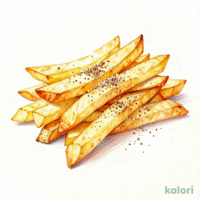 トリュフ塩をかけたポテトフライ